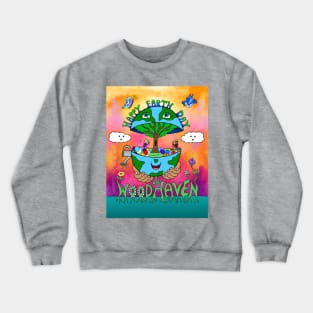 Happy Earth Day Woodhaven Crewneck Sweatshirt